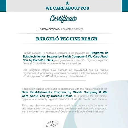 Barcelo Teguise - Adults Only